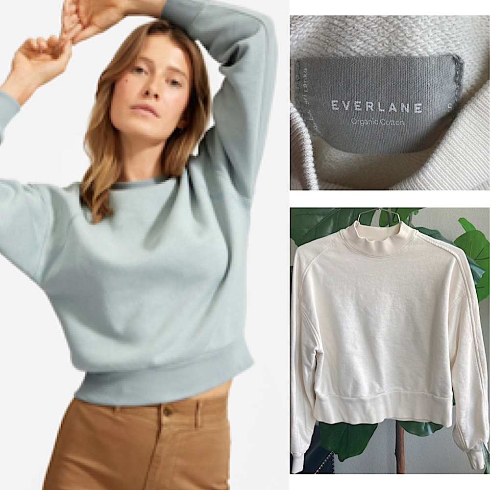 Everlane Women's Organic Cotton Sweatshirt - Cream / Ivory